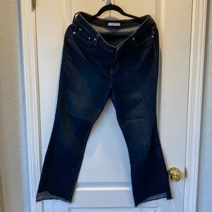 Denim cropped jean
